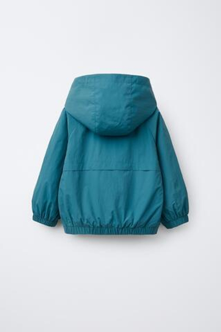 ZARA ЛЕГКИЙ ДОЖДЕВИК WATER REPELLENT, НЕФТЯНОЙ