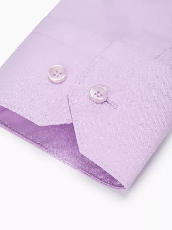 Рубашка на высокий рост LONG SLIM FIT с длинным рукавом, сиреневая