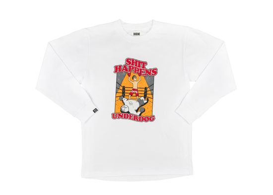 Лонгслив HOOK Андердог белый