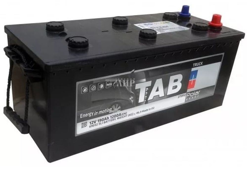TAB POLAR TRUCK 6CT- 190 ( 275912 ) аккумулятор