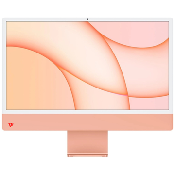 Apple iMac 24" Retina 4,5K, (M1 8C CPU, 8C GPU), 8 ГБ, 256 ГБ SSD, оранжевый Z132000BK