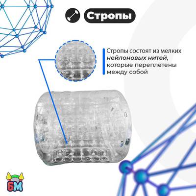 Аттракцион Водный роллер "Прозрачный" ТПУ, 2.2*2*2 м