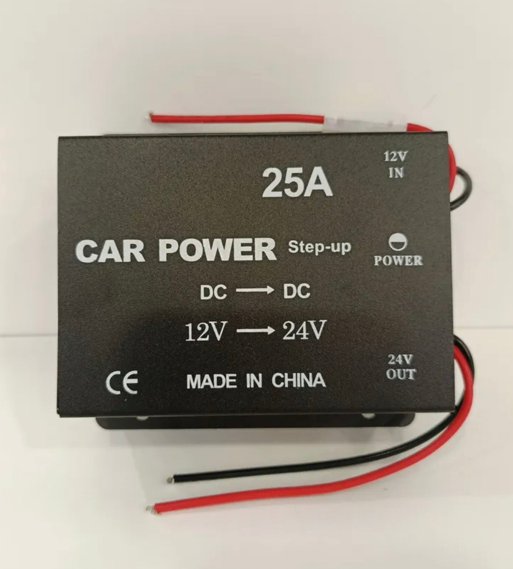25А (12 в 24) / Повышающий преобразователь с 12V - на 24V, 25 ампер, циан (1 шт.)