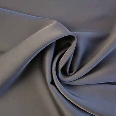 Атлас Армани стрейч, 90 гр/м2, 145 см, серый