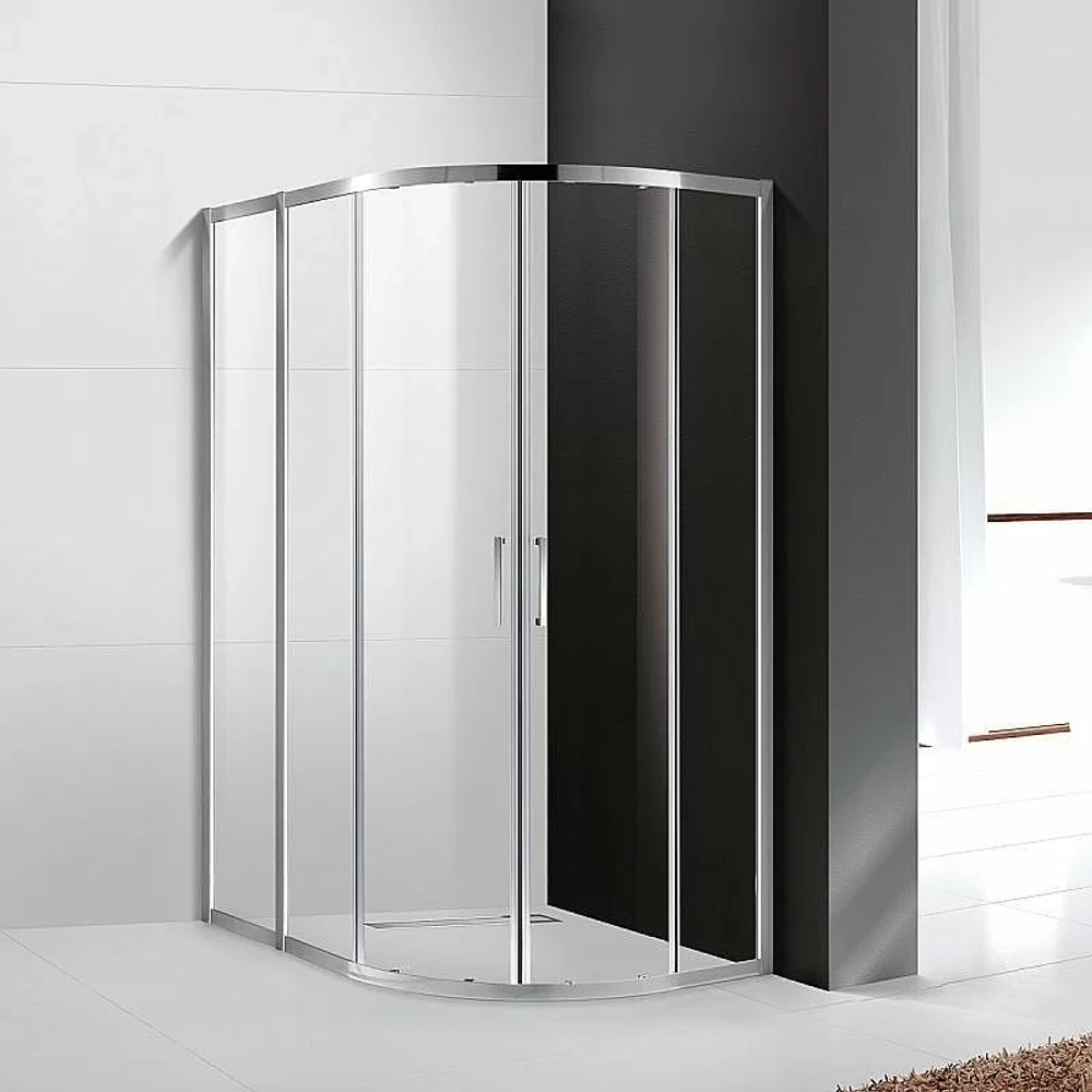 Душевой уголок Cezares Molveno 130x100 MOLVENO-RH-2-130/100-C-Cr-IV стекло прозрачное/профиль хром