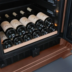 Винный шкаф двухзонный Meyvel MV77PRO-KBT2 (Итальянский орех)