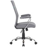 УЦЕНКА-Кресло руководителя Helmi HL-E42 "Express", экокожа серая