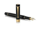 Перьевая ручка Parker Duofold Classic International, Black GT, перо: F