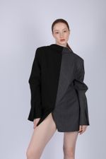 ПИДЖАК «HEADTURNER PLAID» КАМЕННО-СЕРЫЙ|ЧЕРНЫЙ