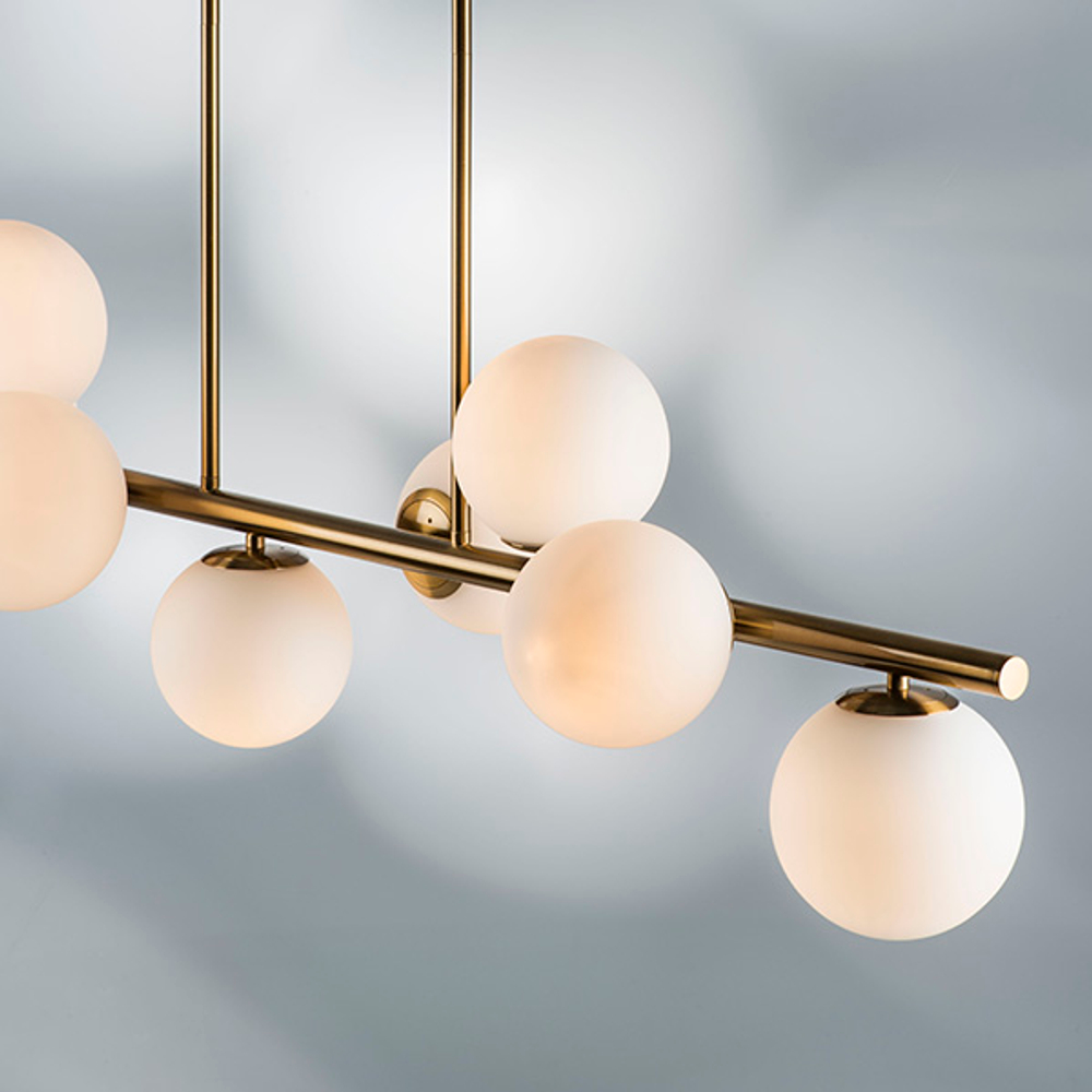 815083 Люстра CROCO 8х40W E14 ЛАТУНЬ