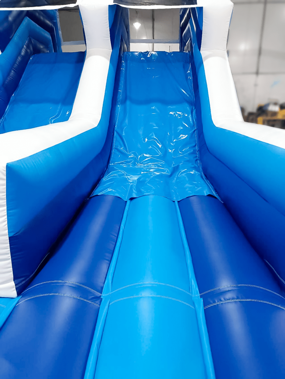 Коммерческая надувная полоса препятствий «Конструктор» 50*4,5*4 м