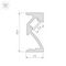 Профиль Arlight SL-Bevel-W21-2000 Anod Black 043688