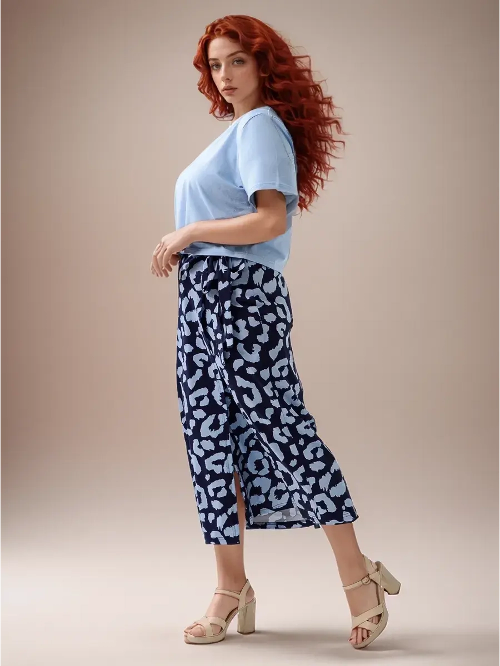 Костюм женский "Энимал" синий