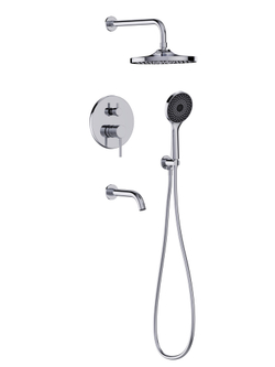 Душевой комплект STWORKI Эстерсунд S31240CR С ВНУТРЕННЕЙ ЧАСТЬЮ, хром