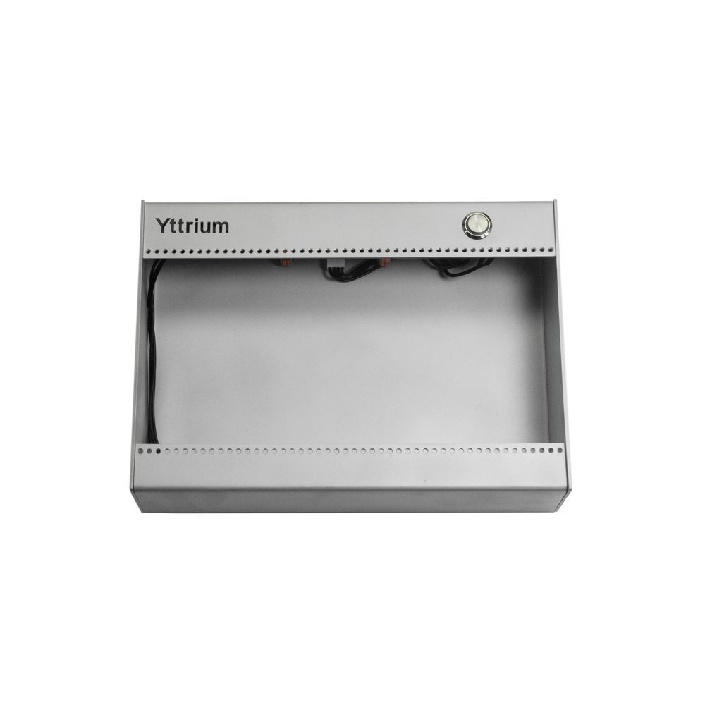 Eurorack кейс Yttrium Microcase silver 48hp