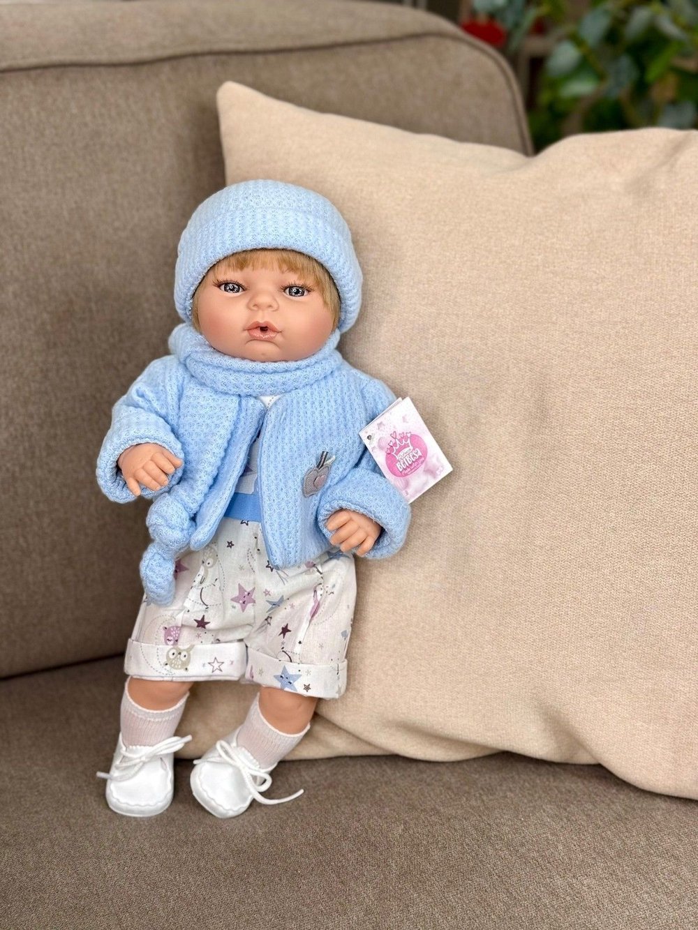 Кукла Berbesa мягконабивная 42см Raul (4321S)