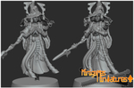 Аниме миниатюры под стиль вархаммер anime figurine 32-56-75мм
