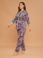 Пижама К-300/бордо-огурец