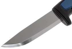 Нож Morakniv Pro S, нержавеющая сталь, резиновая ручка с синей вставкой.