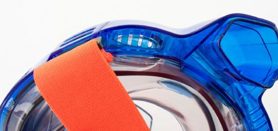 Маска полнолицевая Seac Fun синий/оранжевый