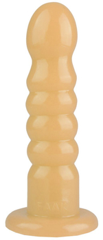Телесный анальный фаллоимитатор - 22 см. (Цвет: телесный)