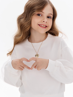 Нарядный свитшот с фатиновыми рукавами