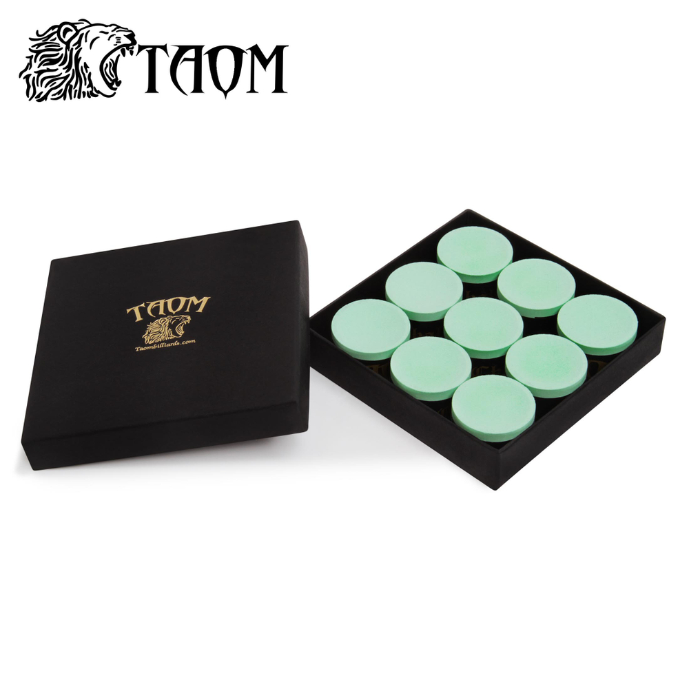 Мел бильярдный "Taom Chalk Snooker 2.0" Green 9шт.