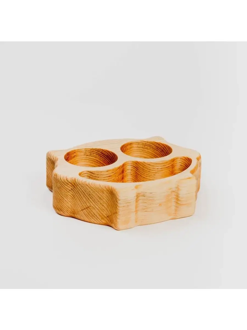 Деревянная менажница "Каширский Кот" из кедра