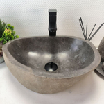 Раковина из речного камня RS-63511 (45*34*16) 0122