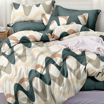 Комплект постельного белья "П37. 24-8-22", поплин, 100% хлопок, Россия.