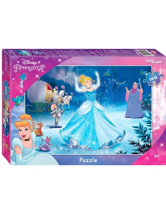 Пазлы для детей 5 6 7 лет сказка Золушка 160 элементов