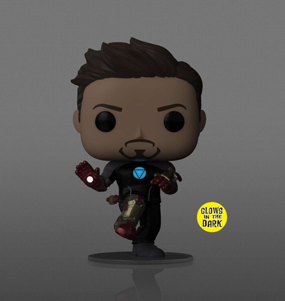 Фигурка Funko POP! Bobble Marvel Infinity Saga Iron Man 3 Tony Stark (светится в темноте) (Exc)