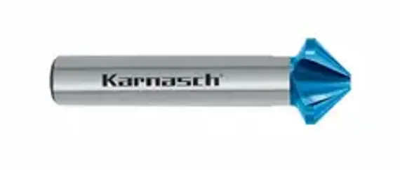 Набор зенковок Karnasch, артикул 20.1692 (HSS-XE + BLUE-TEC покрытие, 90°)