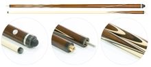 Кий / пирамида 2-pc &quot;Классика&quot; (термограб, светло-коричневый, белый) 13 запилов