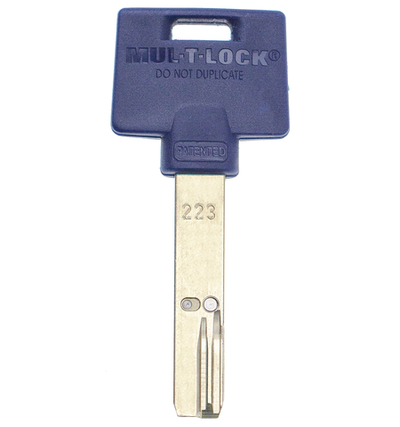 Заготовка вертикального ключа 13356 Mul-T-Lock: Профиль 223s Plus Original "INTERACTIVE"