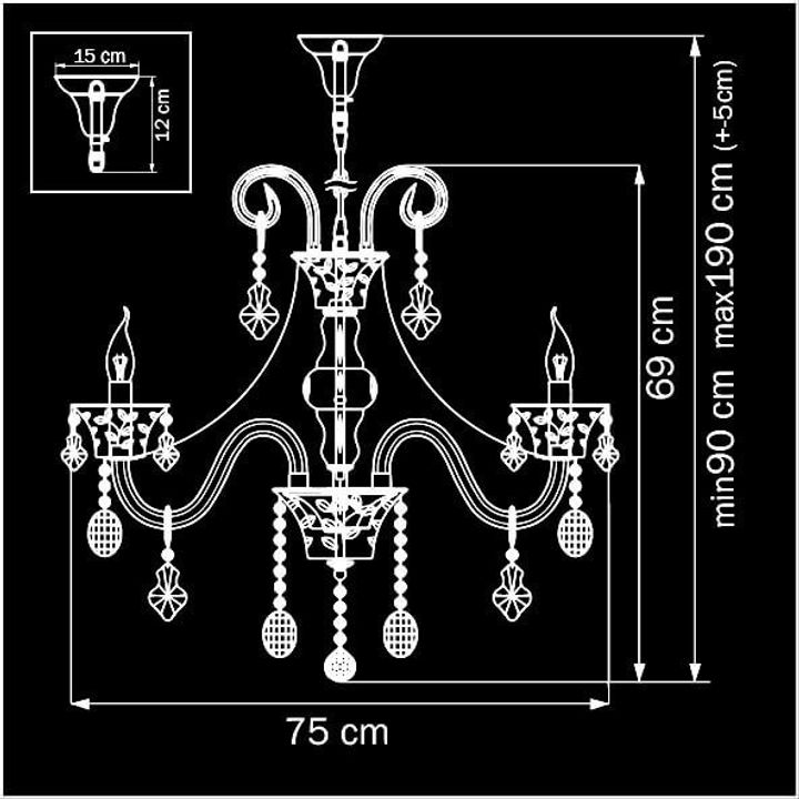 Подвесная люстра Osgona Tesoro 710082