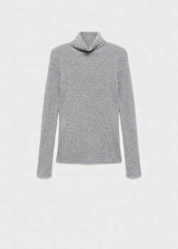 Шерстяной джемпер с высоким воротником