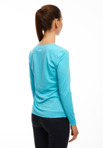 ЛОНГСЛИВ УТЕПЛЕННЫЙ ЖЕНСКИЙ WARM LONG SLEEVES TEE | SKY BLUE