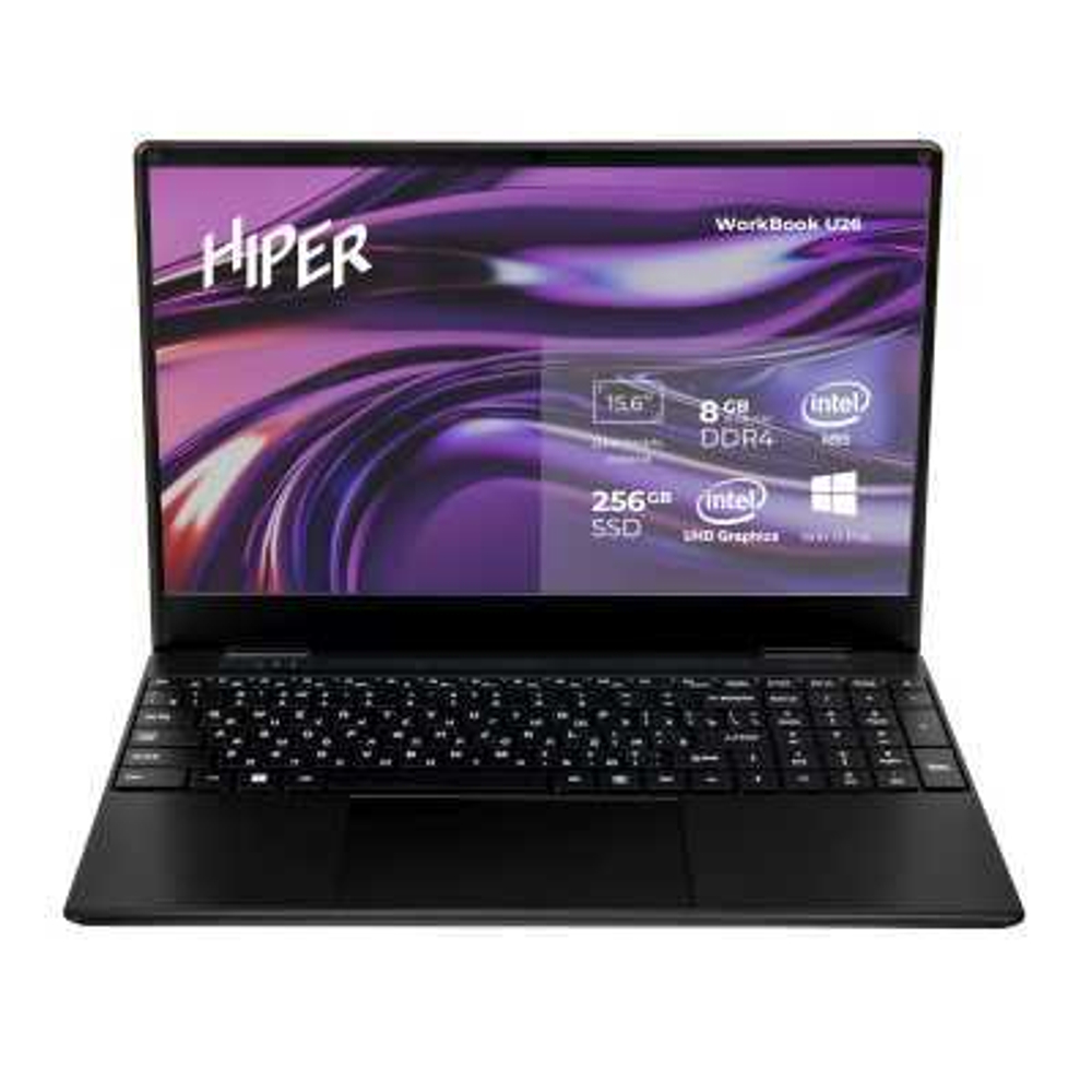 Ноутбук HIPER Workbook  U26  &lt;U26-15FIN095R8S2WPG&gt; N95/8/256SSD/WiFi/BT/Win11Pro/15.6"