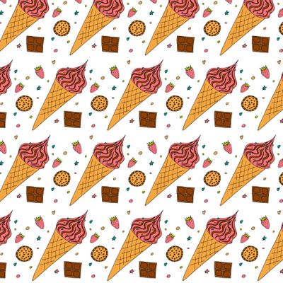 Клубничное мороженое