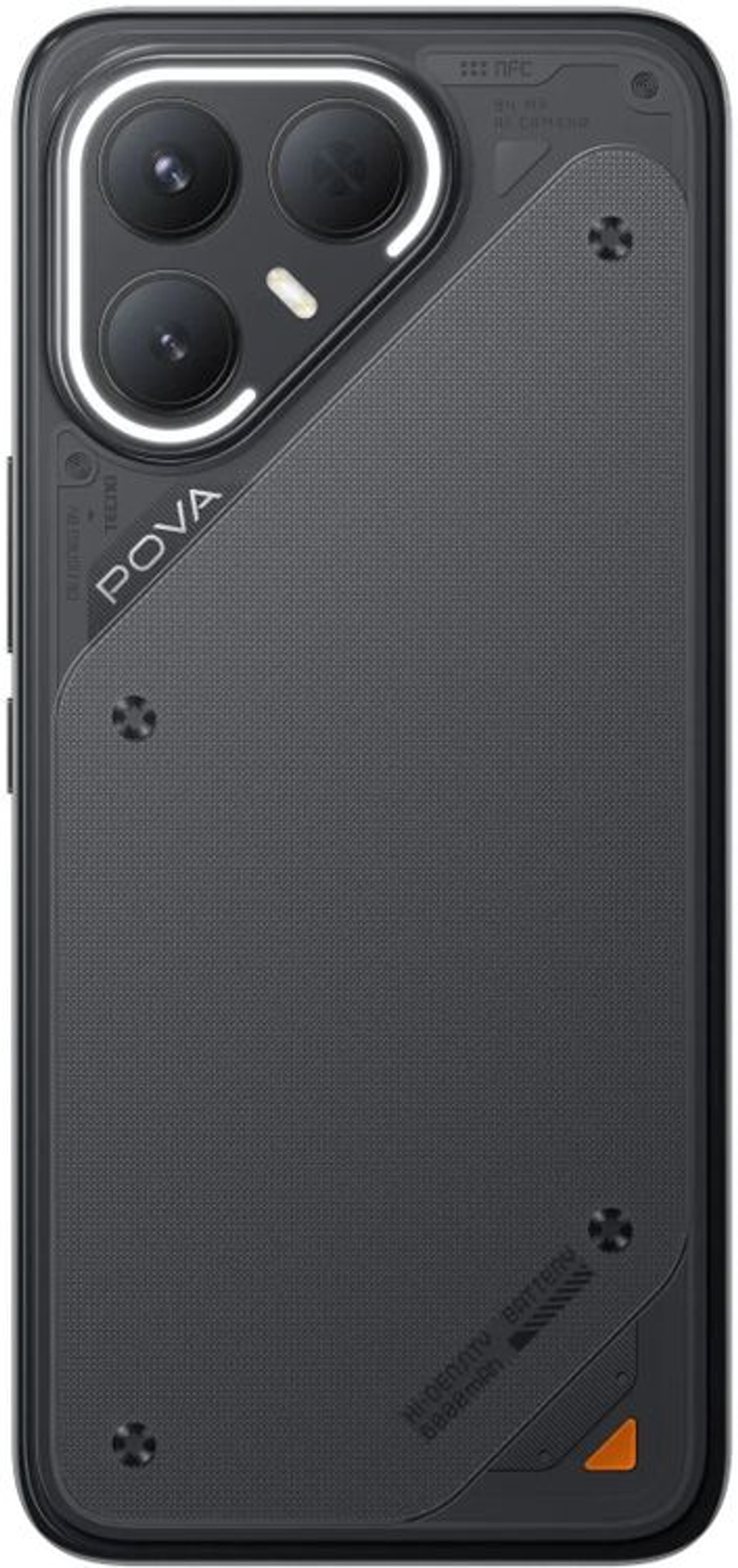 6.78" Смартфон TECNO Pova 7 Pro 5G 8/256Gb,  NFC,  OLED,  144Гц,  6000мAч,  черный