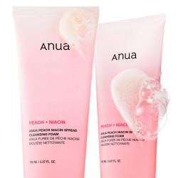 ANUA Пенка для умывания с персиком и ниацинамидом Anua Peach Niacin Spread Cleansing Foam (150 мл)