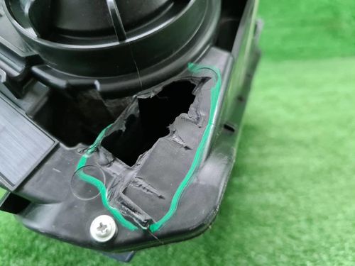 Битая Фара правая Geely Coolray (19-23) галоген