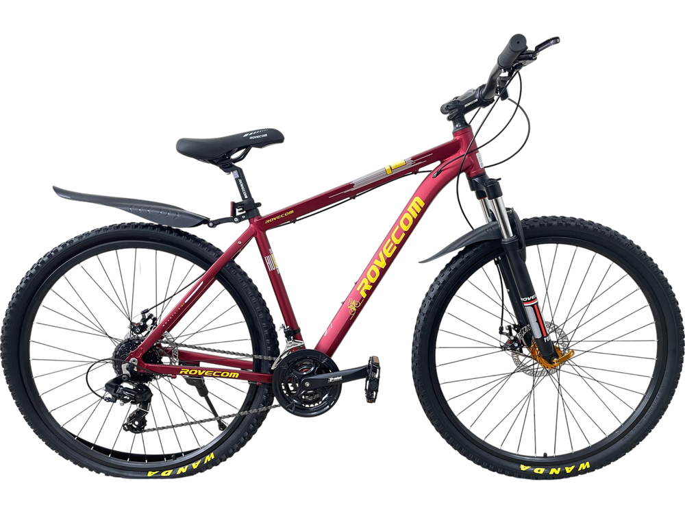 Велосипед Rovecom 29" 21скор (Алюминиевая рама, диск. тормоз) Бордовый (матовый) Rov-400-29-2
