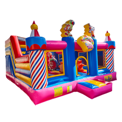 Надувной батут "Яркий цирк" 6x5x3