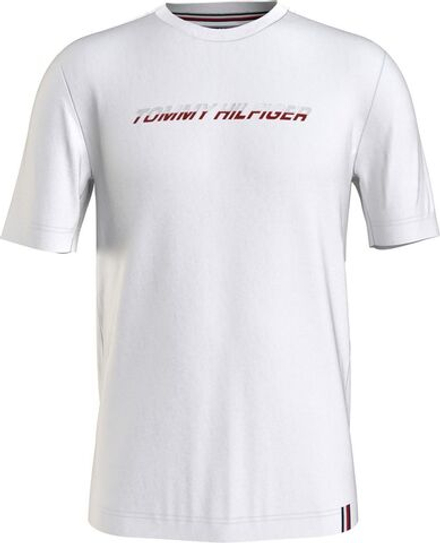 Мужская теннисная футболка Tommy Hilfiger Graphic SS Tee - white