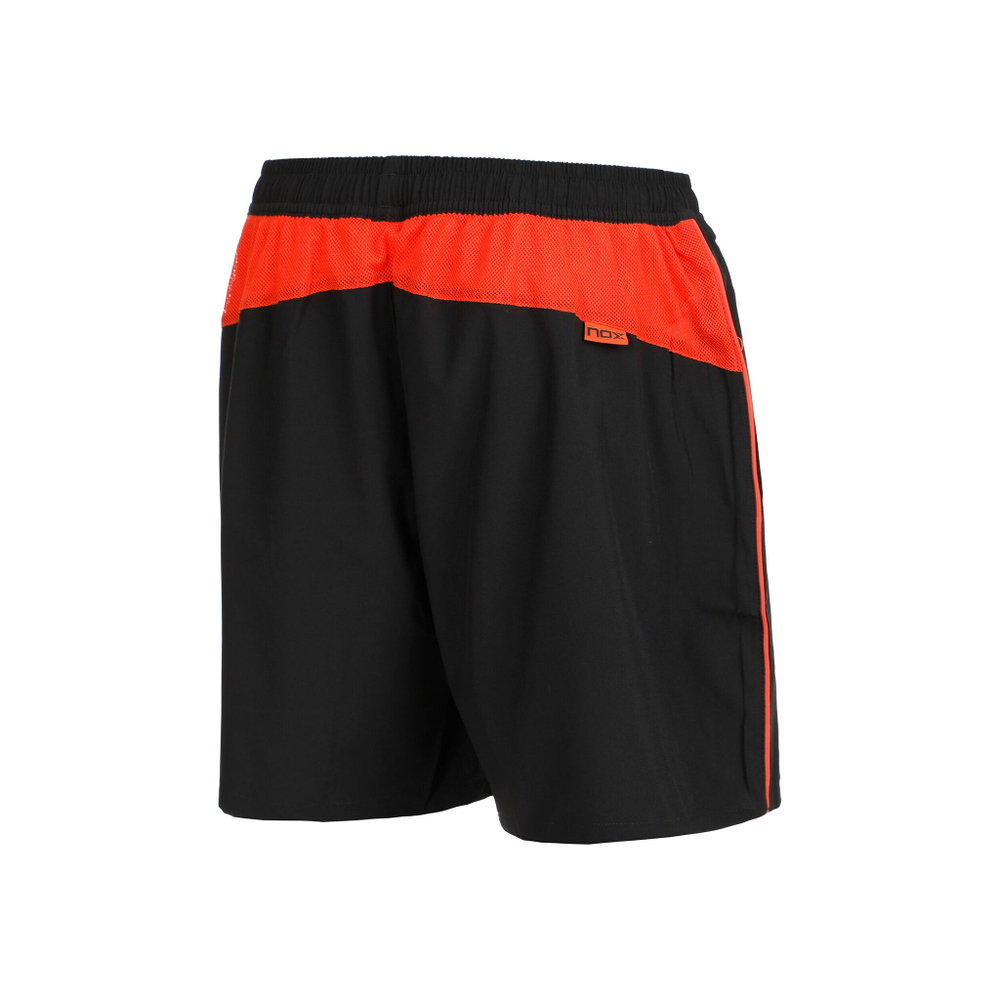 Мужские теннисные шорты NOX Team Shorts Men - Black, Orange