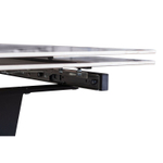 Стол раскладной Malibu (120+30+30), керамика глянцевая Pandora