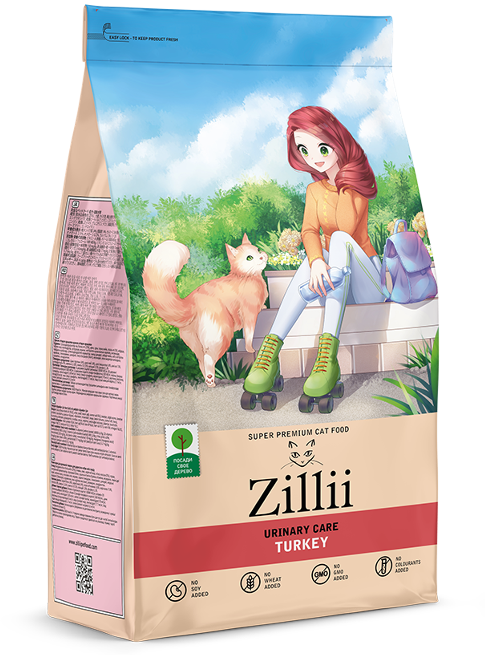 Zillii корм сухой для взрослых кошек pH контроль
