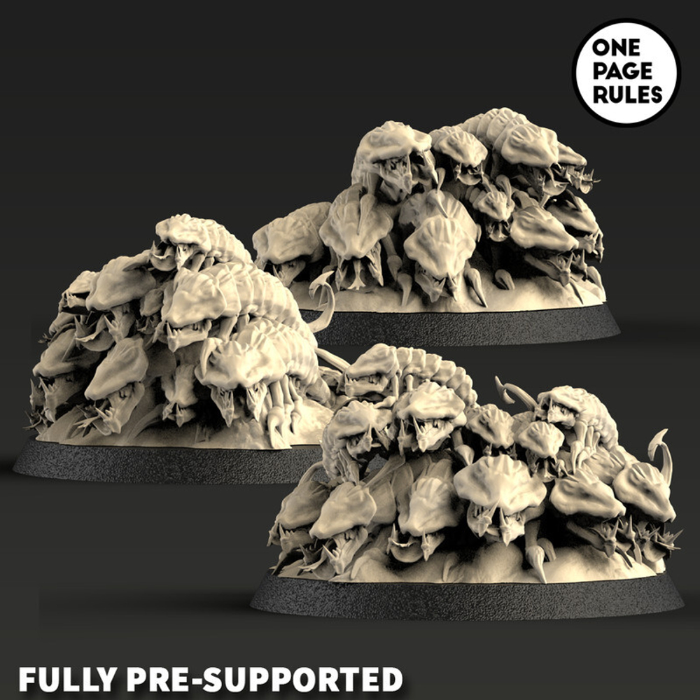 Xenos Armies Tyranids Ripper Swarm Brood 1 шт. миниатюра для dnd, днд, pathfinder, фентези, Настольная игра, НРИ, Варгейм, РПГ